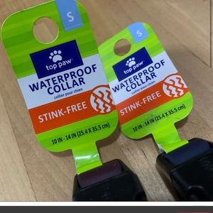 NWOT: Waterproof dog collar small (stink free)